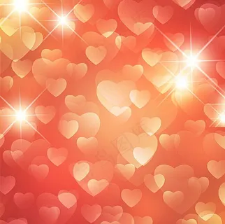 梦幻心形背景图片