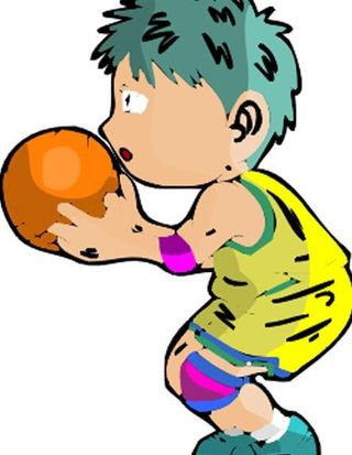 篮球 卡通运动人物图片