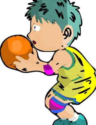 篮球 卡通运动人物图片