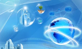 创意蓝色海报图片