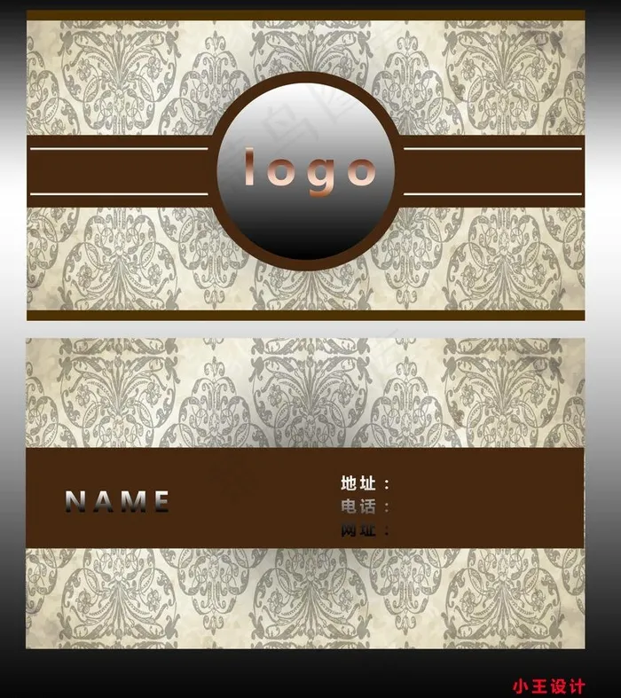 欧式名片图片(3934X4688(DPI:100))psd模版下载