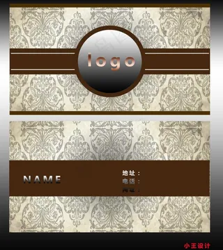 欧式名片图片