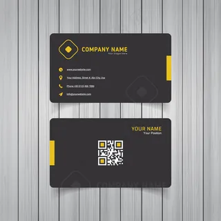 高档简洁大气商务名片矢量图