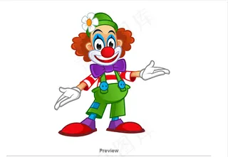 卡通小丑形象