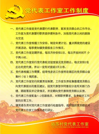 党代表工作制度