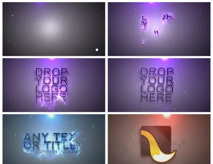 精美幻彩粒子logo