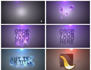 精美幻彩粒子logo