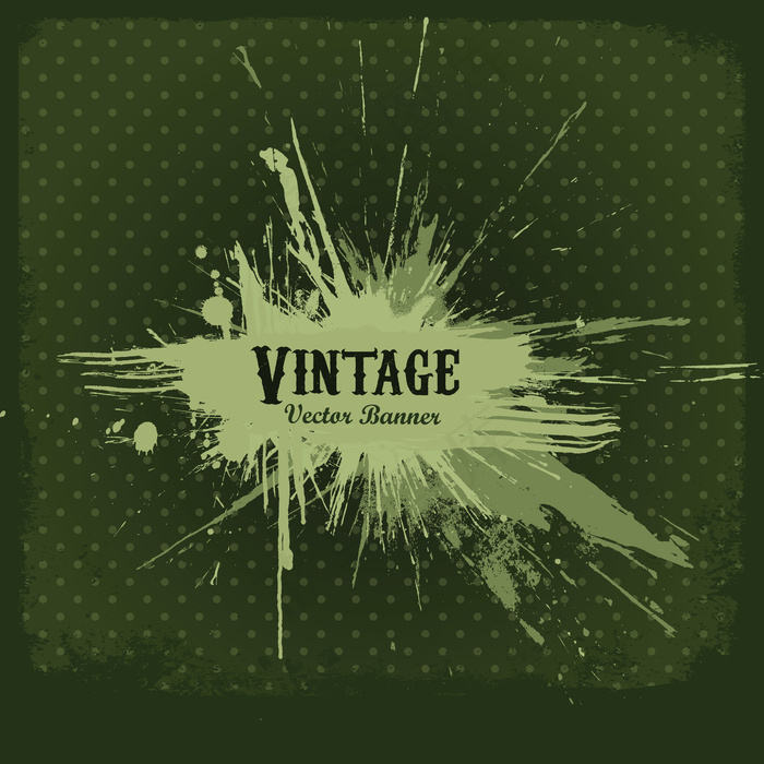 复古花纹图案矢量素材2