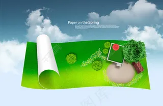 高清PSD分层素材春天盎然