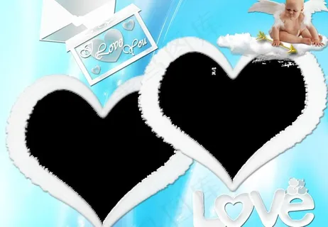 爱心相框图片