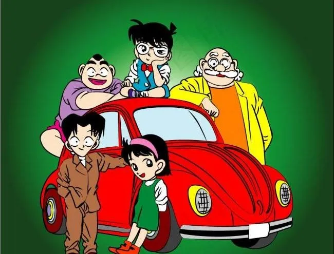 名侦探柯南conan图片ai矢量模版下载