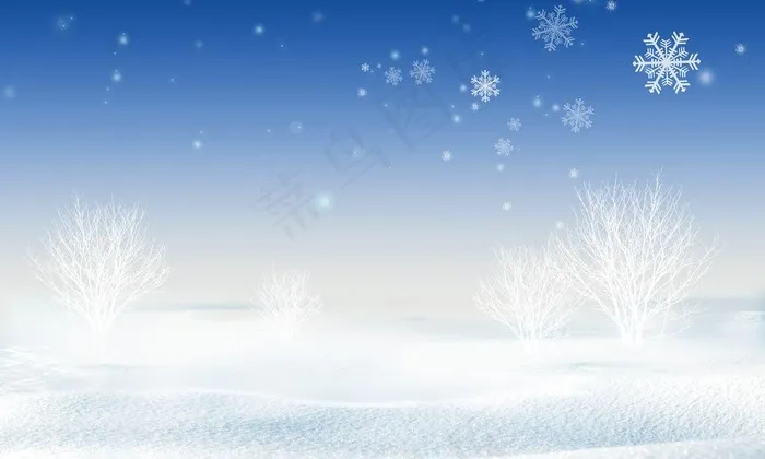 动漫雪景图片