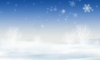 动漫雪景图片