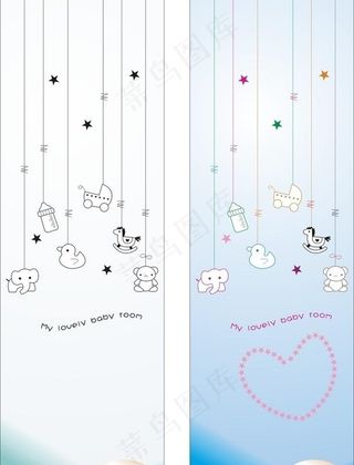 童装店装饰壁画图片