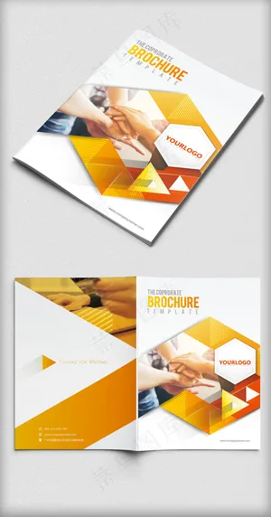 时尚大气企业画册封面设计