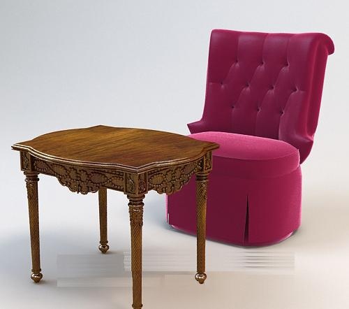 精致欧式家具沙发茶几组合图片