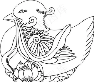 吉祥图案 黑白 中华传统 矢量 AI_0020