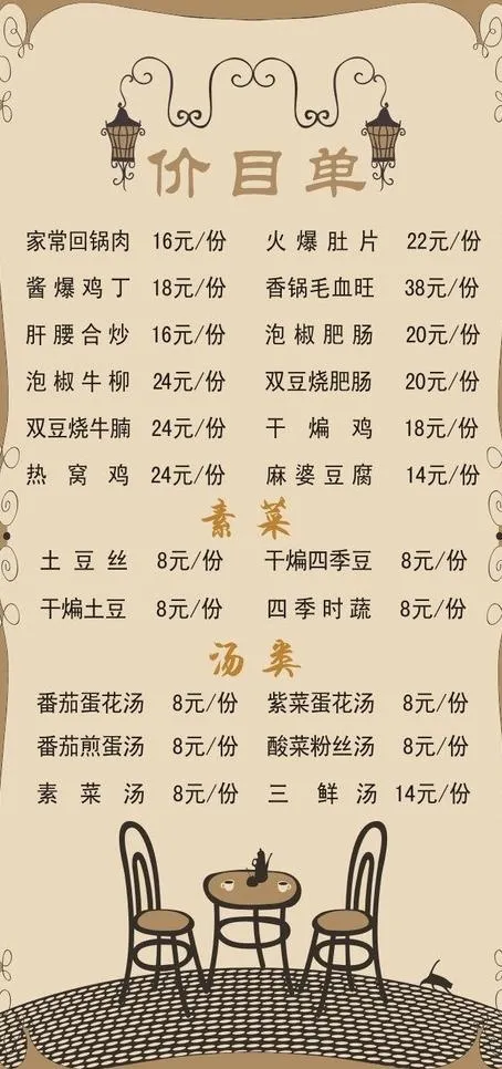 咖啡厅台卡图片cdr矢量模版下载