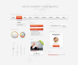 UI工具包PSD分层素材