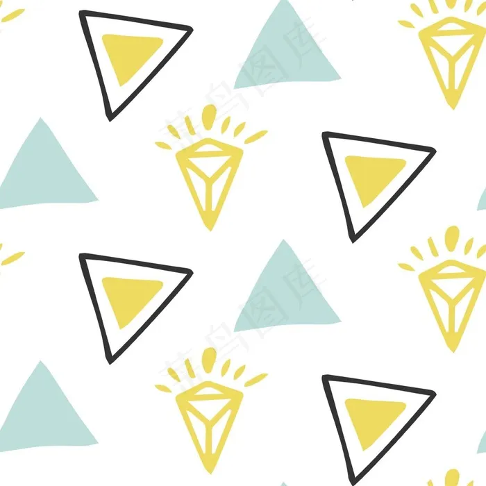 女装几何底纹psd模版下载