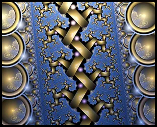 炫彩花纹 分形艺术 抽象背景