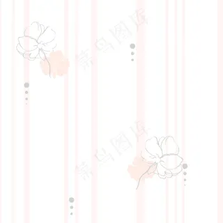浅红色线条花竖条纹背景图片素材下载