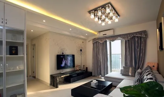 现代简约电视背景墙效果图