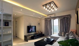 现代简约电视背景墙效果图