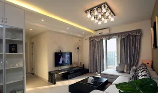 现代简约电视背景墙效果图