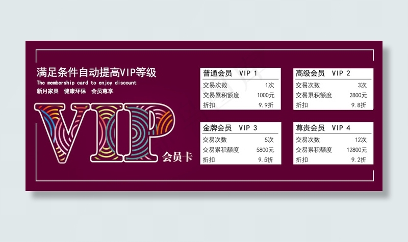 VIP会员服务psd模版下载