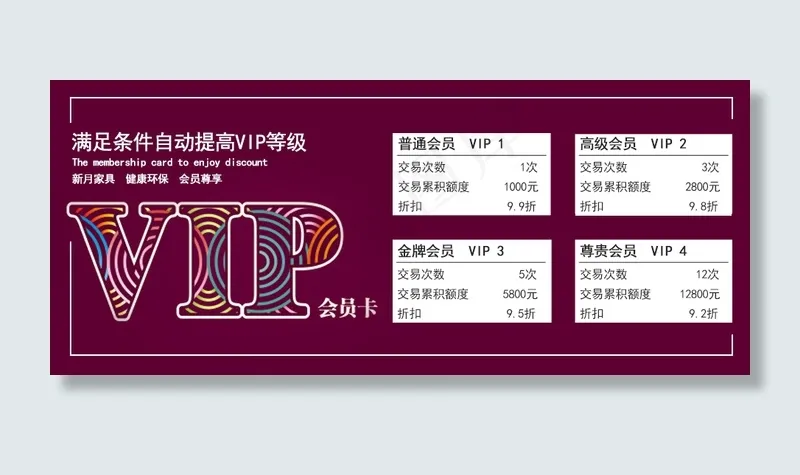 VIP会员服务psd模版下载
