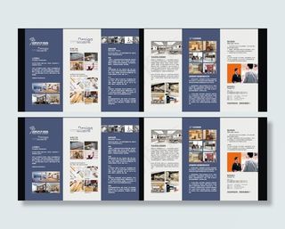 装饰三折页图片