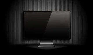 高清液晶电视矢量图图片