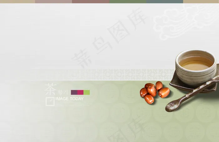 韩国茶具茶文化主题设计PSD分层素...psd模版下载