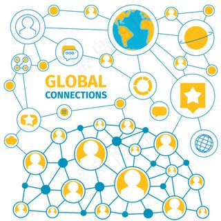 互联网商务人物图标