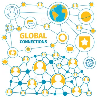 互联网商务人物图标