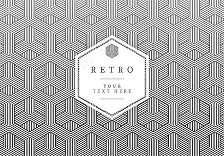 时尚六边形纹理背景矢量图