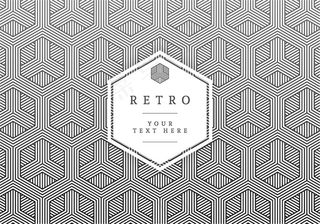时尚六边形纹理背景矢量图