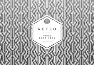 时尚六边形纹理背景矢量图