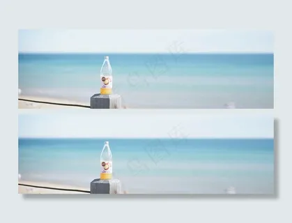 唯美设计banner背景　