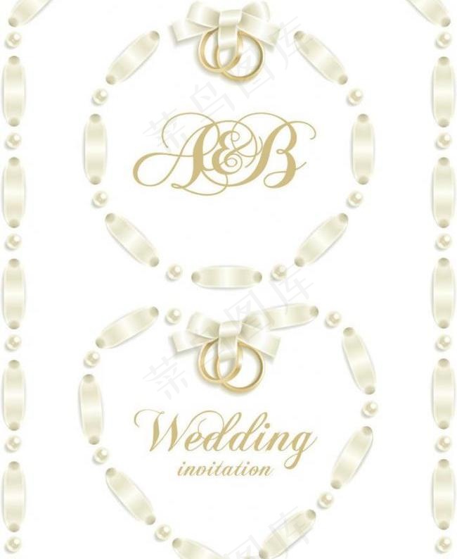 婚礼请柬背景图片