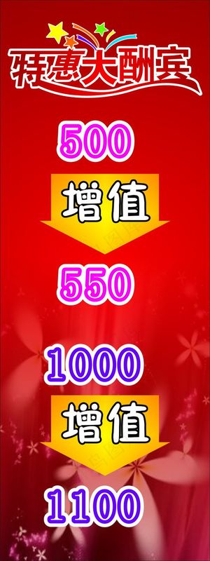 超市特惠大酬宾矢量图，超市促销