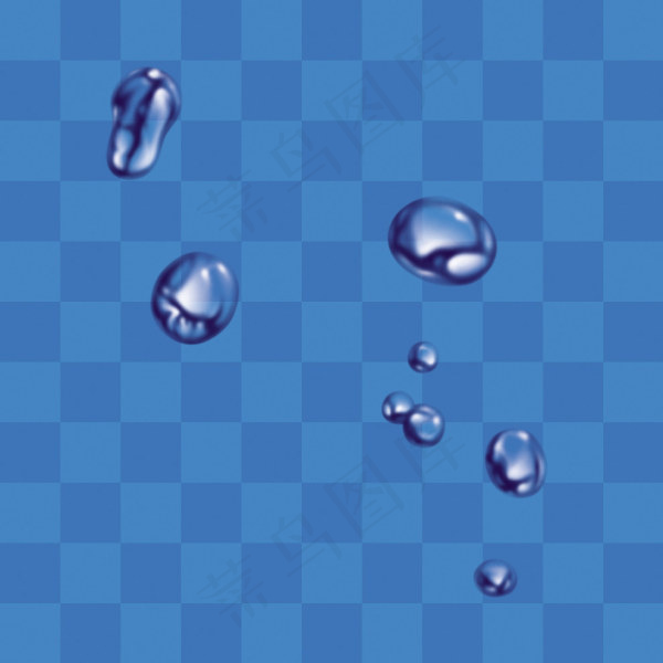 水珠系列psd素材-02