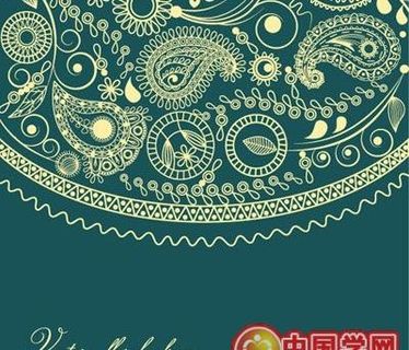 欧式复古花纹背景矢量素材 欧式复古花纹背景矢量素材