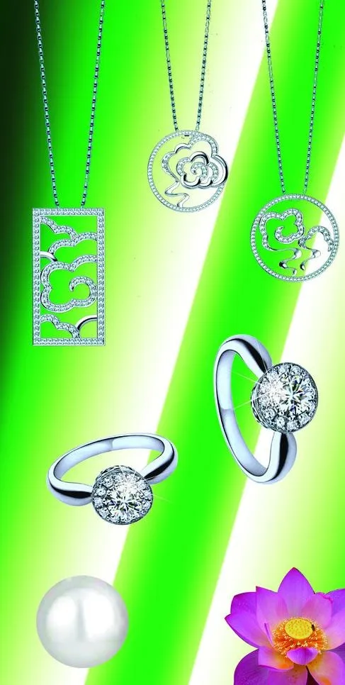 珠宝银饰图片psd模版下载