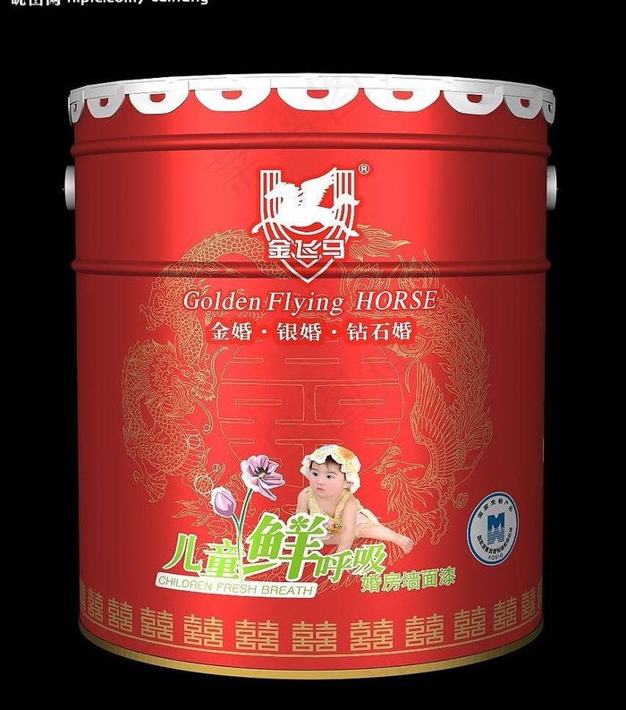 油漆包装图片cdr矢量模版下载