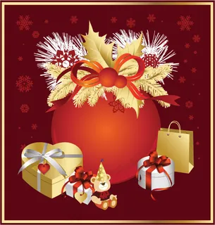 圣诞节素材矢量图下载