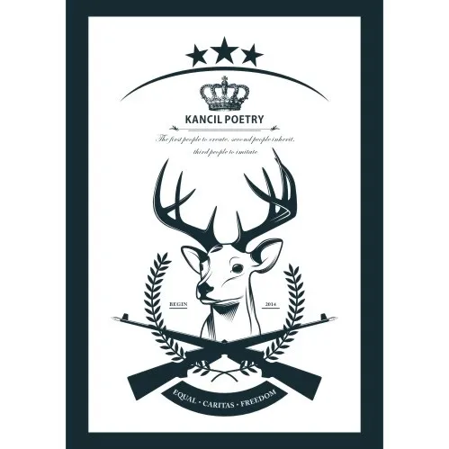 灵鹿诗社LOGOcdr矢量模版下载