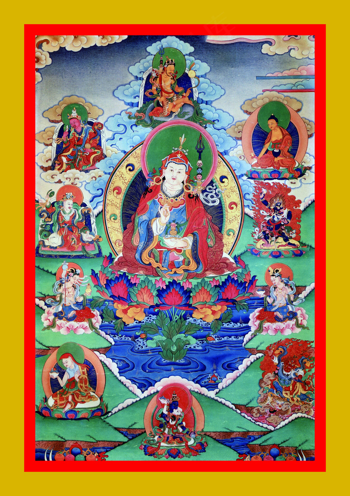 莲师八变图片