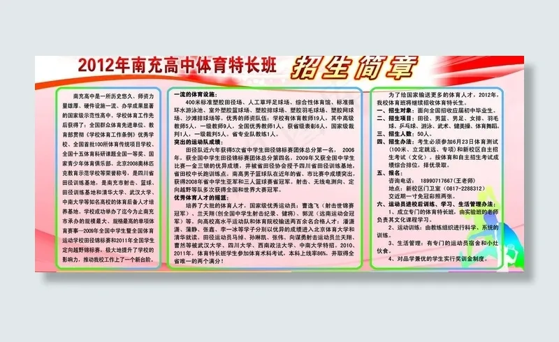 体育展板图片